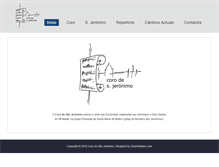 Tablet Screenshot of corosaojeronimo.com